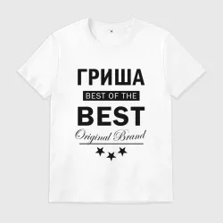 Мужская футболка хлопок Гриша best of the best