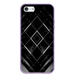 Чехол для iPhone 5/5S матовый Hexagon Black