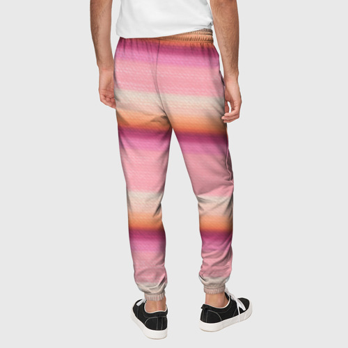 Мужские брюки 3D Энид Синклер с Уэнсдей Аддамс - текстура свитера, цвет 3D печать - фото 5