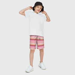 Детские спортивные шорты 3D Энид Синклер с Уэнсдей Аддамс - текстура свитера - фото 2