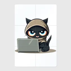 Магнитный плакат 2Х3 Котик программист