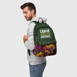 Рюкзак 3D Цветы самая любимая бабушка - фото 2