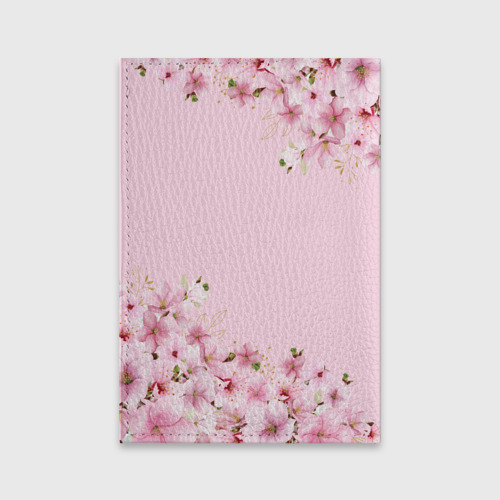 Обложка для паспорта матовая кожа Папина дочка сакура, цвет пыльно-розовый - фото 2