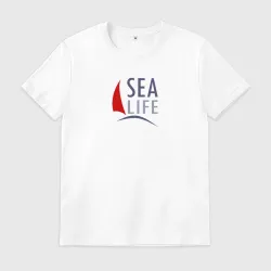 Мужская футболка хлопок Sea life