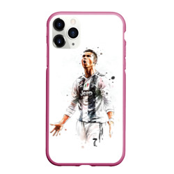 Чехол для iPhone 11 Pro Max матовый CR 7 Juventus