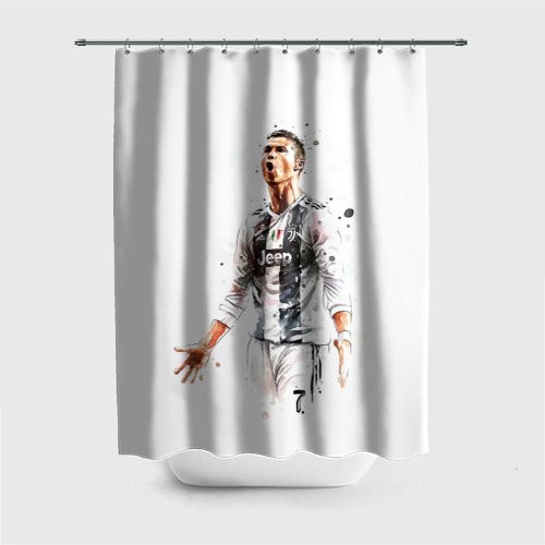 Штора 3D для ванной CR 7 Juventus