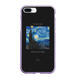 Чехол для iPhone 7Plus/8 Plus матовый The starry night - Van Gogh
