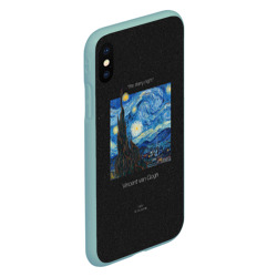 Чехол для iPhone XS Max матовый The starry night - Van Gogh - фото 2