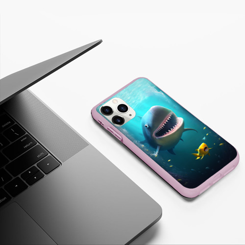 Чехол для iPhone 11 Pro матовый с принтом Я акула туруру, фото #5
