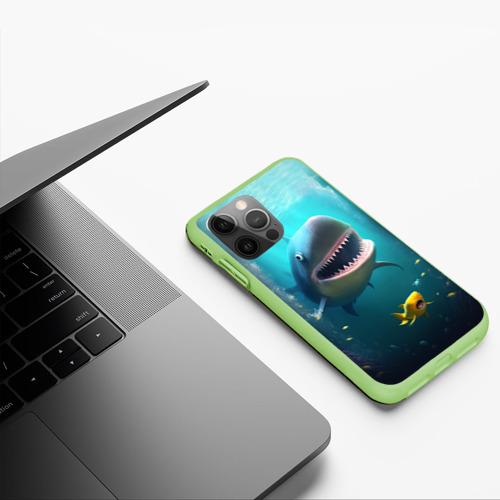 Чехол для iPhone 12 Pro Max с принтом Я акула туруру, фото #5