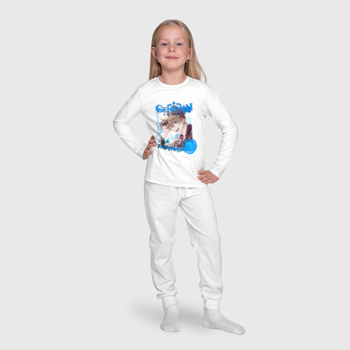 Детская пижама с лонгсливом хлопок с принтом Тарталья гидро элемент, фото #4