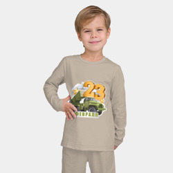 Детская пижама с лонгсливом хлопок 23 февраля. РСЗО - фото 2