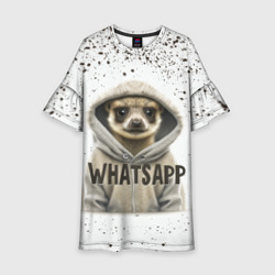 Детское платье 3D Meerkats whatsapp