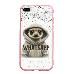 Чехол для iPhone 7Plus/8 Plus матовый Meerkats whatsapp