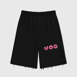 Женские шорты oversize футер хлопок Vag donut