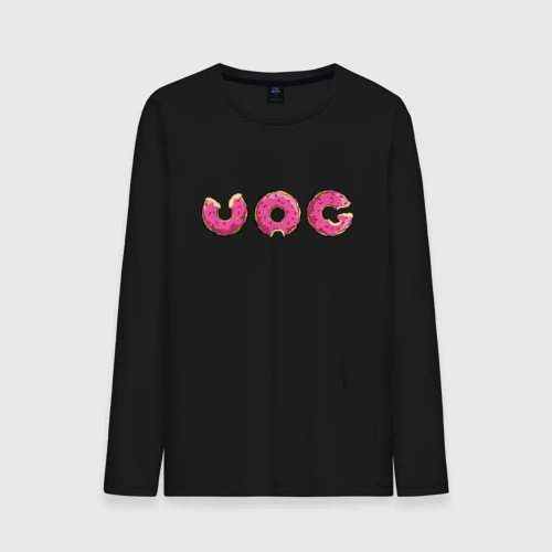 Мужской лонгслив хлопок Vag donut