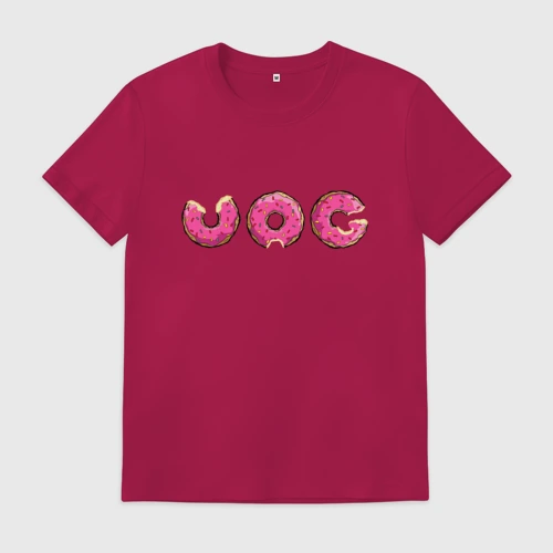 Мужская футболка хлопок Vag donut