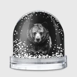 Игрушка Снежный шар Медведь тотем славян