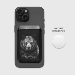 Картхолдер Magsafe магнитный Медведь тотем славян - фото 2