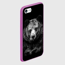 Чехол для iPhone 5/5S матовый Медведь тотем славян - фото 2