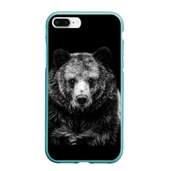 Чехол для iPhone 7Plus/8 Plus матовый Медведь тотем славян