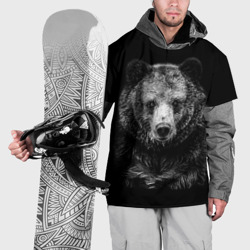 Накидка на куртку 3D Медведь тотем славян