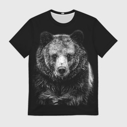 Мужская футболка 3D Медведь тотем славян