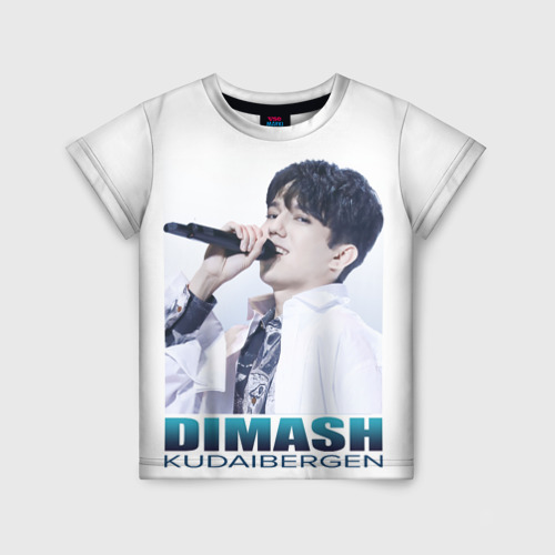 Детская футболка 3D Dimash, цвет 3D печать