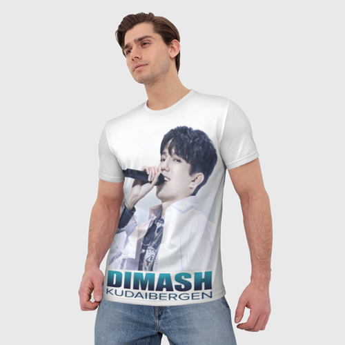 Мужская футболка 3D Dimash, цвет 3D печать - фото 3