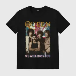 Мужская футболка хлопок Queen винтаж