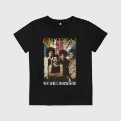 Детская футболка хлопок Queen винтаж
