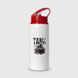 Бутылка для воды с трубочкой Tankist 
