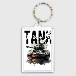 Брелок прямоугольный 35*50 Tankist 