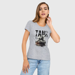 Женская футболка хлопок Slim Tankist  - фото 2