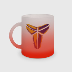 Кружка матовая стеклянная Kobe logo