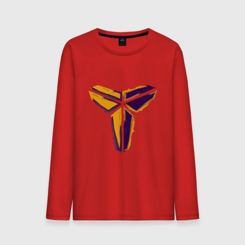Мужской лонгслив хлопок Kobe logo