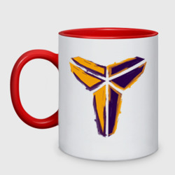 Кружка двухцветная Kobe logo