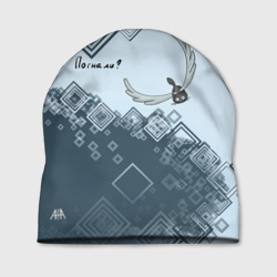 Шапка 3D Кот летунт с крыльями - погнали