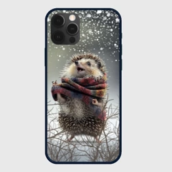 Чехол для iPhone 12 Pro Радостный ежик