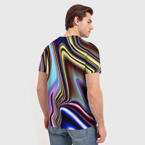 Мужская футболка 3D Блестящая ткань, цвет 3D печать - фото 4