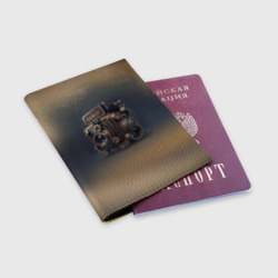 Обложка для паспорта матовая кожа Странный фотоаппарат - фото 2