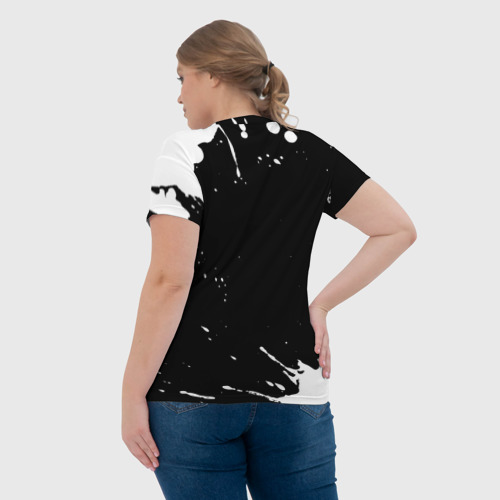 Женская футболка 3D Определение: девушка хоккеист, цвет 3D печать - фото 7