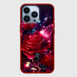 Чехол для iPhone 13 Pro Розы с огоньками