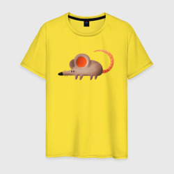 Большая крыса – Мужская футболка хлопок с принтом купить со скидкой в -20%