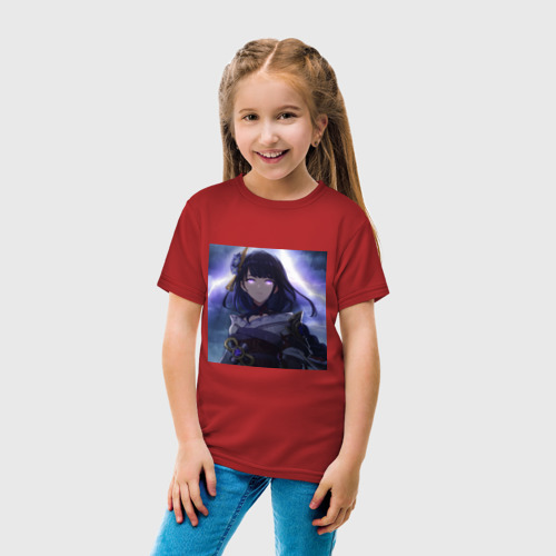 Детская футболка хлопок с принтом Raiden love, вид сбоку #3