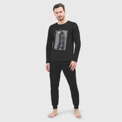 Мужская пижама с лонгсливом хлопок Ji Chang Wook - фото 2