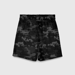 Детские спортивные шорты 3D Ночной камуфляж