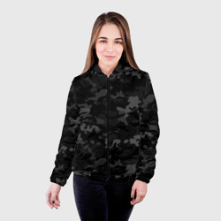 Женская куртка 3D Ночной камуфляж - фото 2