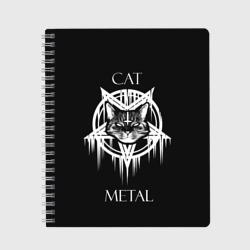 Тетрадь Cat metal