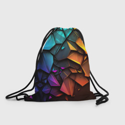 Рюкзак-мешок 3D Неоновая абстрактная чешуя дракона